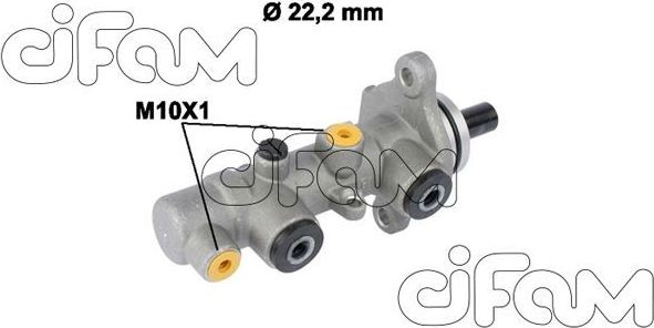 Тормозной цилиндр главный Cifam (алюминий) для Kia Rio I 2002-2005. Артикул 202-823