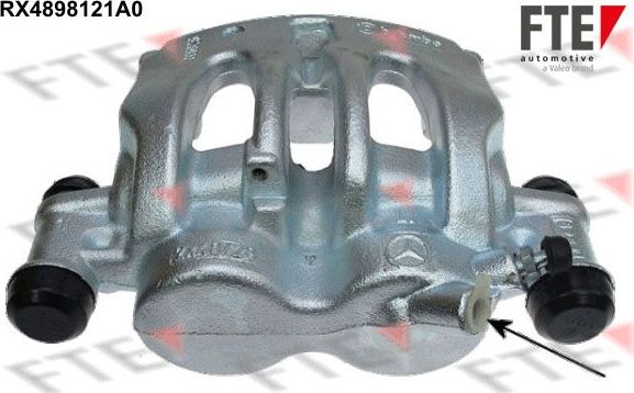 Тормозной суппорт FTE передний левый для Mercedes-Benz Sprinter 906 2006-2026. Артикул RX4898121A0