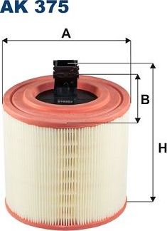 Воздушный фильтр Filtron для Opel Astra K 2015-2026. Артикул AK 375