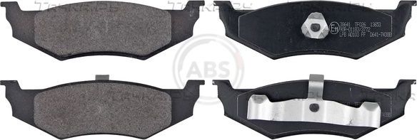 Тормозные колодки ABS. Артикул 38641