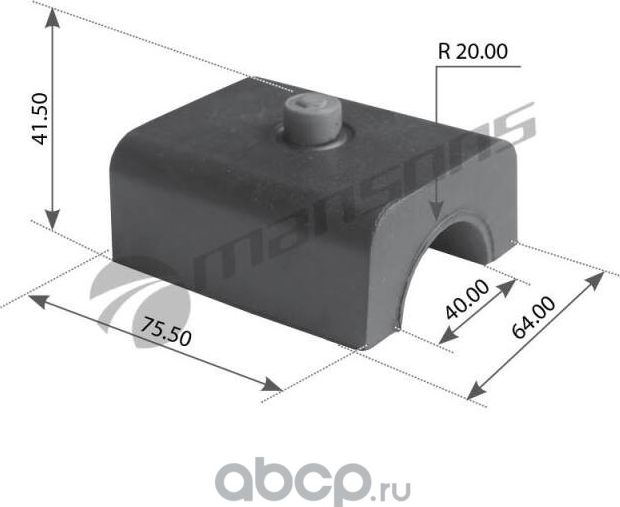 ВТУЛКА СТАБИЛИЗАТОРА (Mansons). Артикул 200054