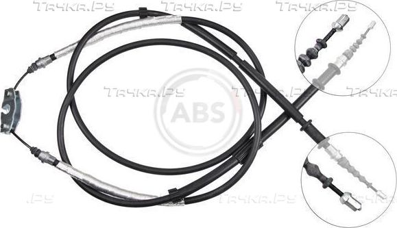 Трос ручника (тросик ручного тормоза) ABS. Артикул K12425