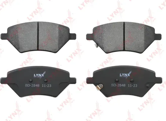 Колодки тормозные CHERY Tiggo (14-) передние (4шт.) LYNX (Lynxauto). Артикул BD2848