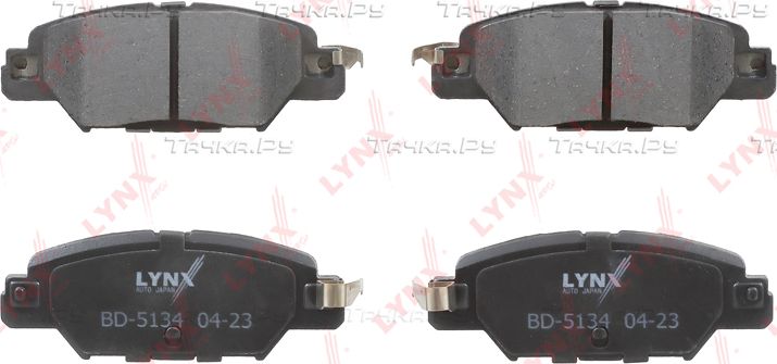 Тормозные колодки LYNXauto задние для Mazda CX-5 II 2017-2026. Артикул BD-5134