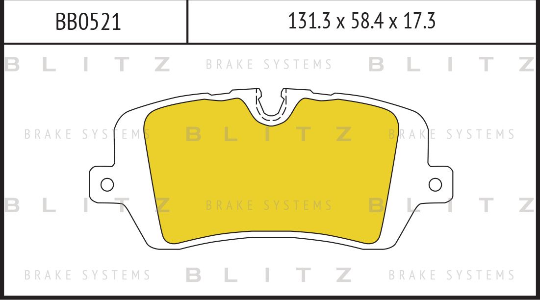 Колодки тормозные LAND ROVER RANGE ROVER/RANGE ROVER SPORT 13- задн. (Blitz). Артикул BB0521