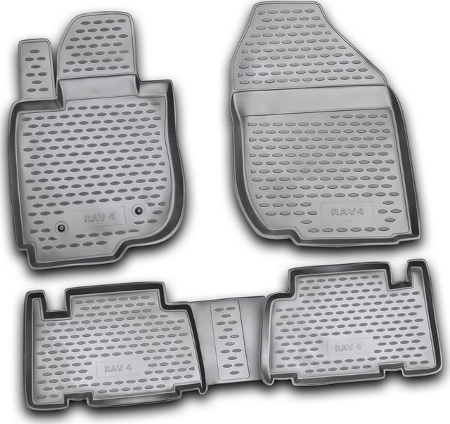 Коврики Element для салона Toyota RAV4 III 2006-2010 короткая база СЕРЫЕ. Артикул NLC.48.09.211