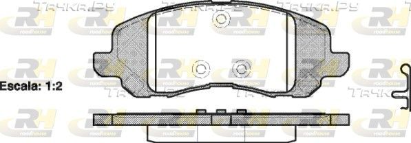 Тормозные колодки RoadHouse передние для Dodge Caliber I 2006-2013. Артикул 2804.20
