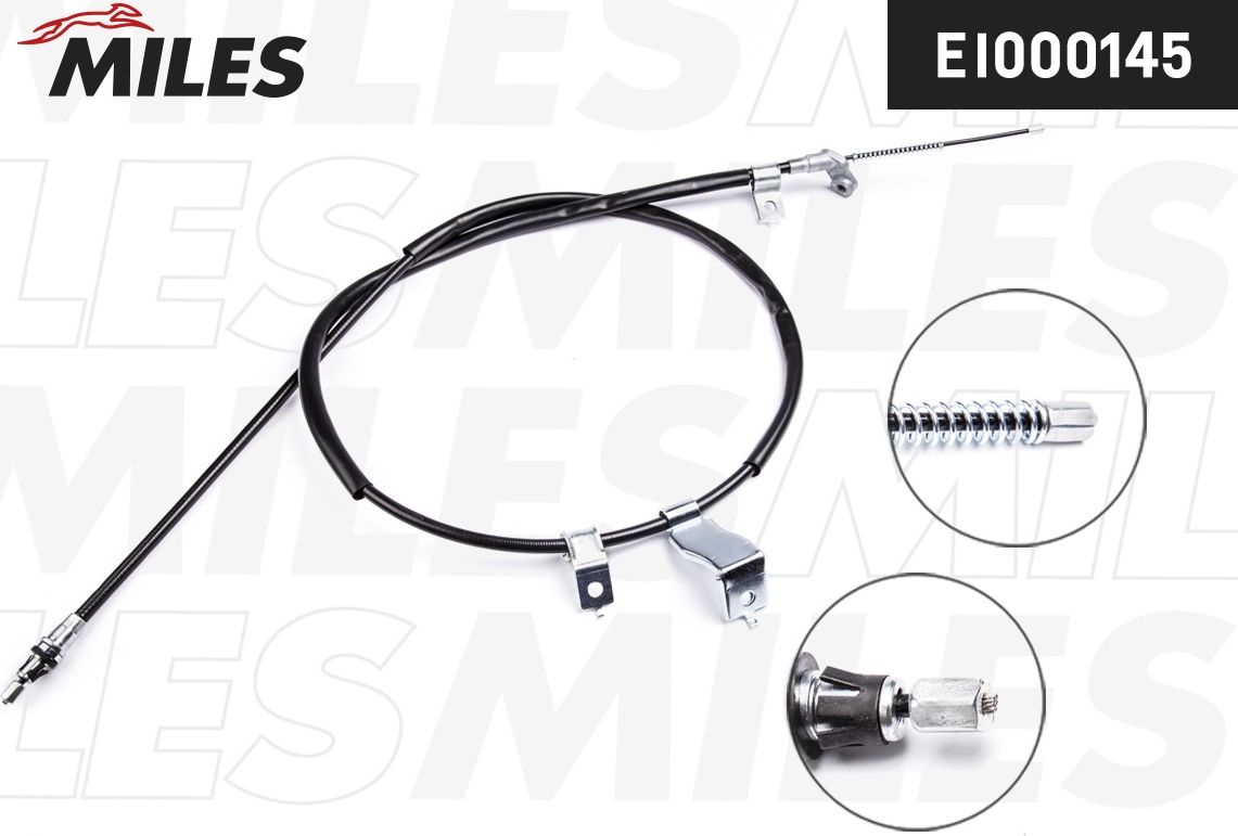 Трос ручника (тросик ручного тормоза) Miles. Артикул EI000145