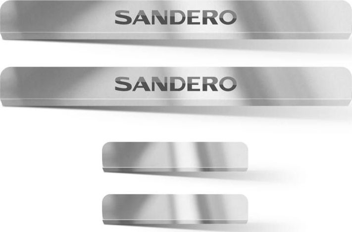 Накладка PT Group в проем дверей (4 шт) (НПС) для Renault Sandero (в т.ч. Stepway) 2014-2022. Артикул RSA220401