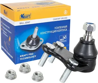 Опора шаровая VAG POLO/FABIA 07- верх.лев. (Kraft). Артикул KT053224