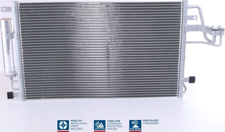 Радиатор кондиционера (конденсатор) Nissens (алюминий). Артикул 94801