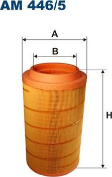 Воздушный фильтр Filtron для MAN TGL 2004-2026. Артикул AM 446/5