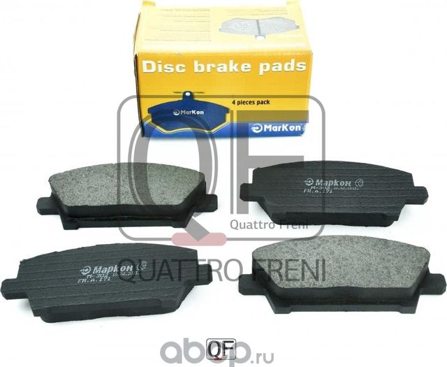 Колодки тормозные дисковые к-т Honda Civic VIII (Markon). Артикул 17100178