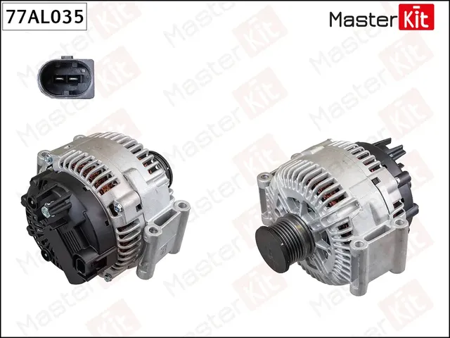 Генератор MB SPRINTER 2.2 D 06-09 180A (Master KIT) Master KIT. Артикул 77AL035