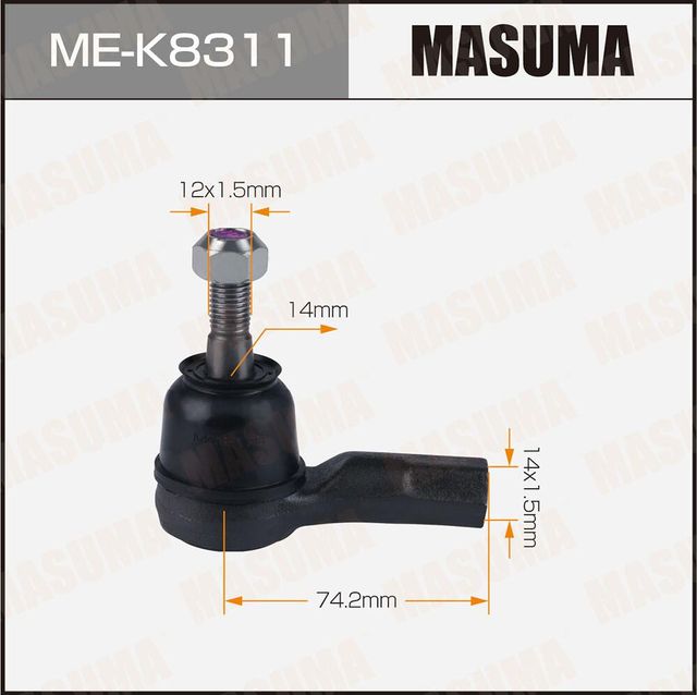 Наконечник рулевой тяги MASUMA CHEVROLET CAPTIVA 07-10. Артикул MEK8311