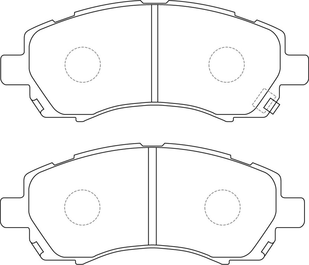 Тормозные колодки NiBK. Артикул PN7398