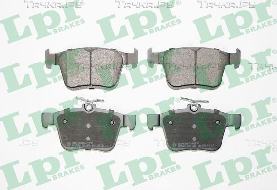Тормозные колодки LPR задние для Volkswagen Golf VII 2012-2026. Артикул 05P1835