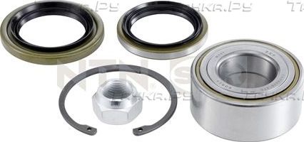 Ступичный подшипник (комплект) NTN / SNR передний для Mitsubishi Galant VI 1987-1992. Артикул R173.39