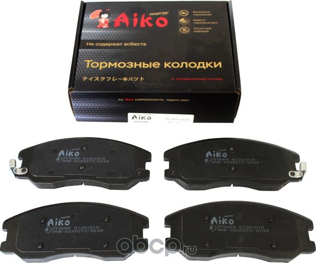 Колодки CHEVROLET Captiva, OPEL Antara (2007-) передние (Aiko). Артикул PF0068