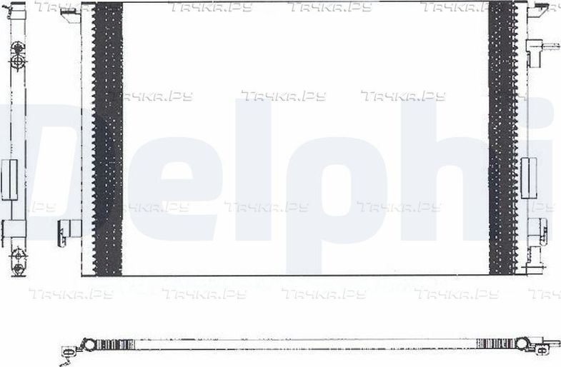 Радиатор кондиционера (конденсатор) Delphi. Артикул TSP0225463