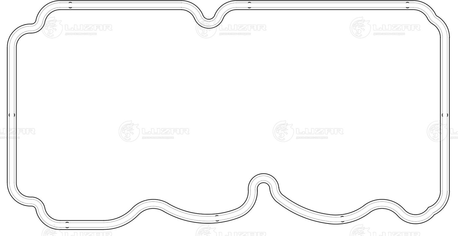 Прокладка клапанной крышки 441724 Luzar. Артикул LES 20506