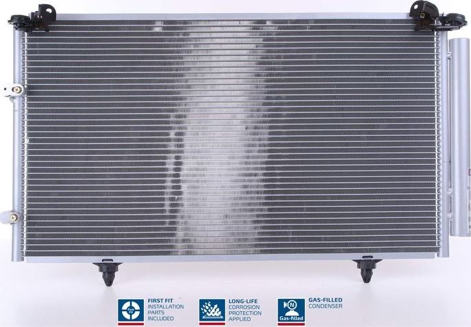 Радиатор кондиционера (конденсатор) Nissens (алюминий). Артикул 94757