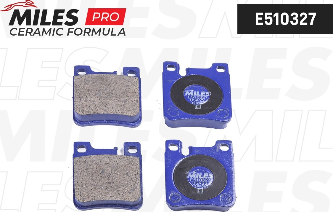 Тормозные колодки Miles (Керамика). Артикул E510327