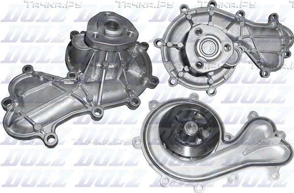 Помпа (водяной насос) Dolz для Audi A4 allroad IV (B8) 2012-2016. Артикул A252