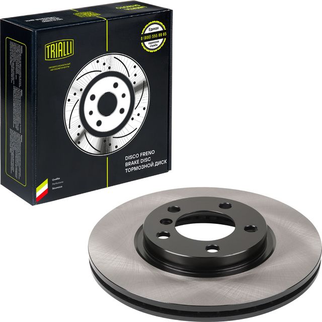Тормозной диск Trialli передний для MINI Countryman I (R60) 2010-2016. Артикул DF 266005