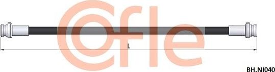 Тормозной шланг Cofle передний для Nissan 200SX S14 1993-1999. Артикул 92.BH.NI040