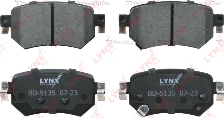 Тормозные колодки LYNXauto. Артикул BD-5135