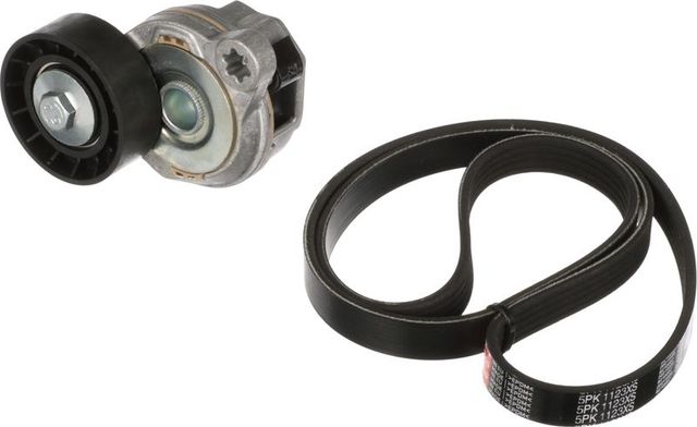 Приводной ремень поликлиновой с роликами (комплект) Gates Micro-V® Kit UNIQUE FIT. Артикул K015PK1123XS