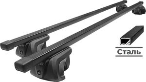Багажник на рейлинги INTER Titan для Citroen C3 II хэтчбек 5-дв. 2009-2016 (Прямоугольные дуги). Артикул 5521-1002
