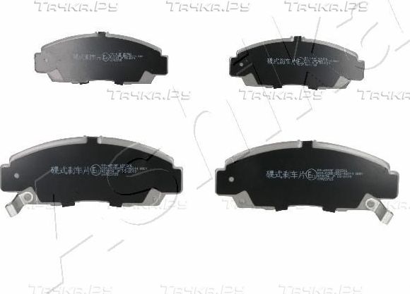 Тормозные колодки ASHIKA передние для Honda Civic IX 2012-2016. Артикул 50-04-491
