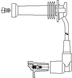 Высоковольтные провода (провода зажигания) Bremi для Mazda 2 I (DY) 2003-2007. Артикул 8A17/19