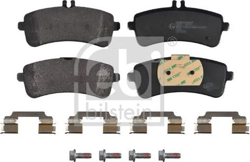 Тормозные колодки Febi Bilstein задние для Mercedes-Benz C-Класс IV (W205, C205) 2014-2026. Артикул 176871