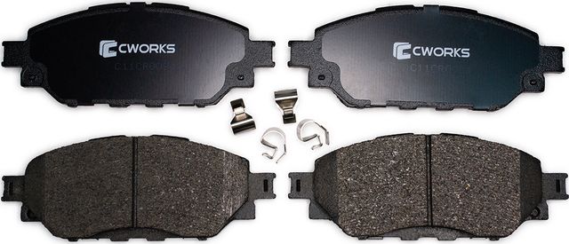 Тормозные колодки Cworks передние для Toyota Hilux VIII 2015-2026. Артикул C11CR0084