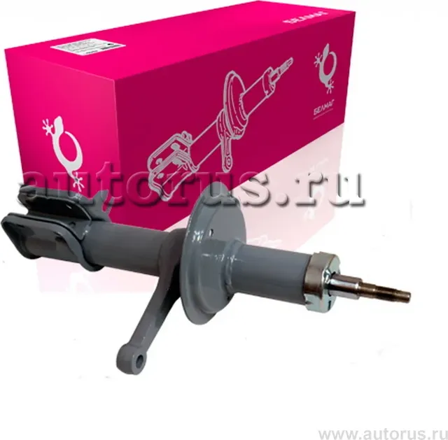 Стойка ВАЗ 1118 телескопическая передней подвески левая под коническую пружину (гидравлическая), ВАЗ 1117-1119 БелМаг BM.0119 (Belmag). Артикул BM.0119