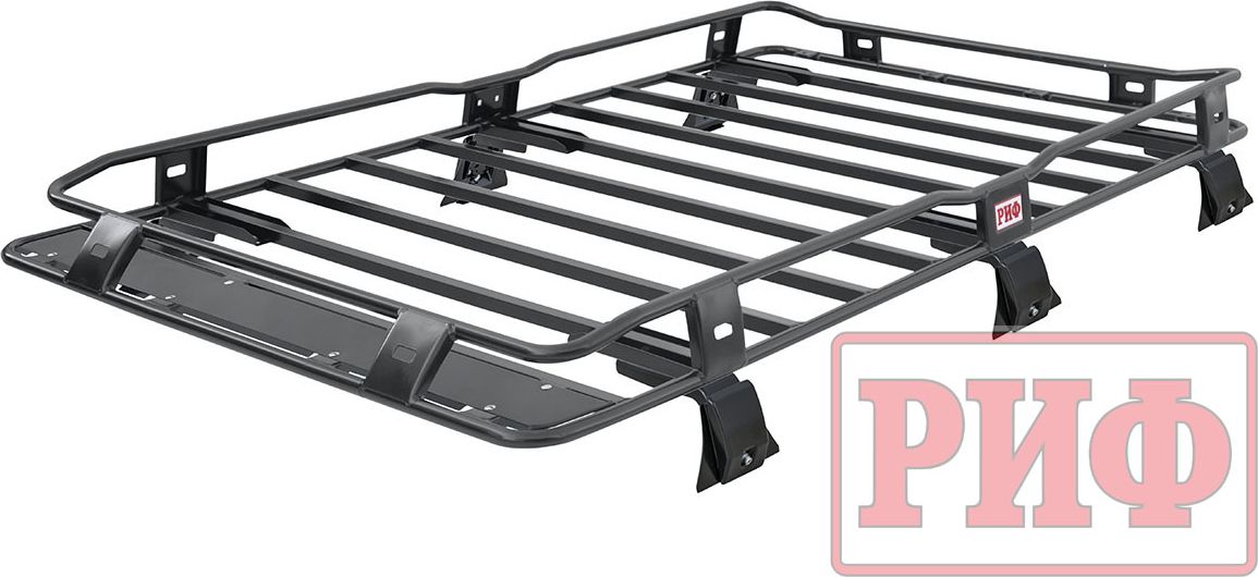 Багажник экспедиционный РИФ 1200x2100 мм для Toyota Land Cruiser 80 1990-1997. Артикул RIF080-roof3