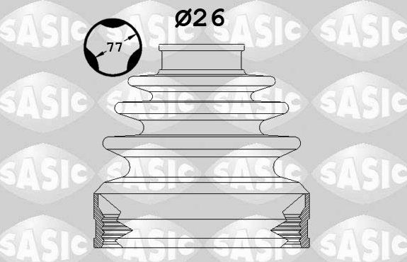 Пыльник шруса (комплект) Sasic. Артикул 1906086