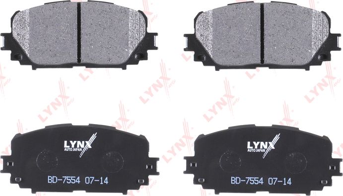 Тормозные колодки LYNXauto. Артикул BD-7554