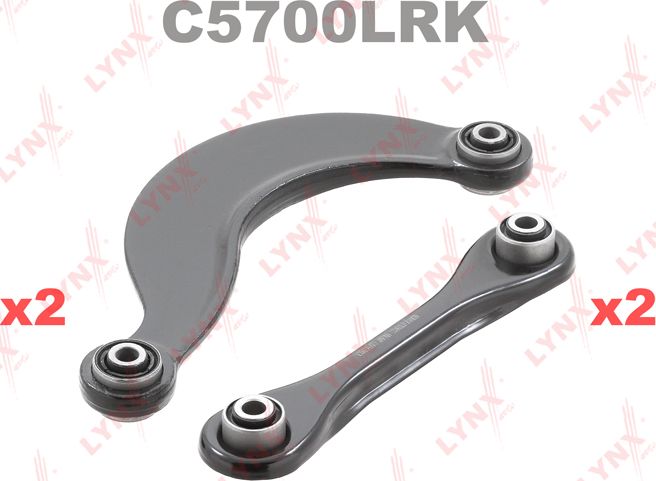 Комплект рычагов подвески | зад прав/лев | (Lynxauto). Артикул C5700LRK