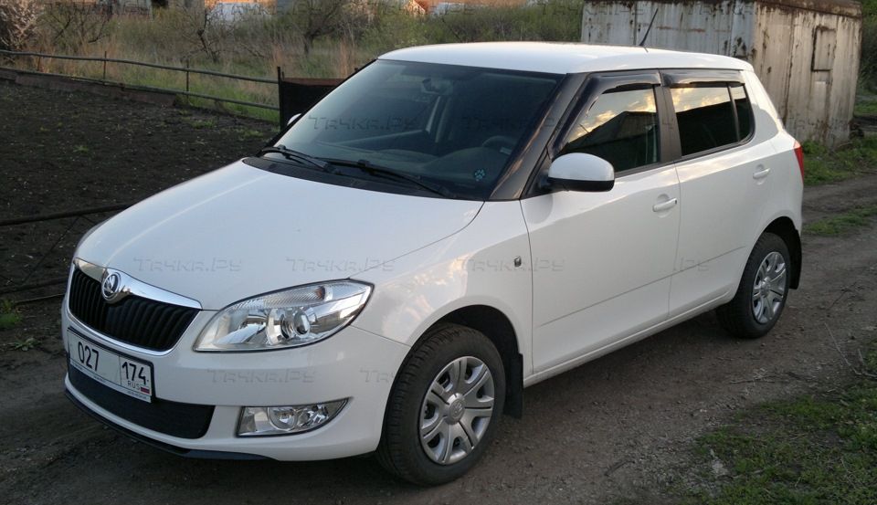Дефлекторы SIM для окон Skoda Fabia II хэтчбек 2007-2014. Артикул SSCFABH0732