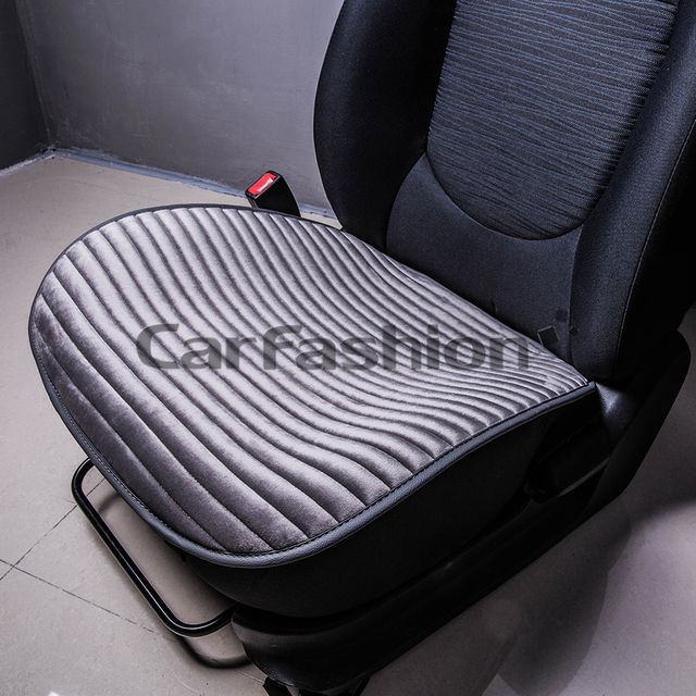 Накидки универсальные CarFashion Monaco Mini на передние сидения авто, цвет Т. серый/Черный. Артикул 23032