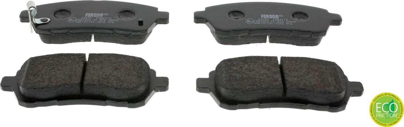 Тормозные колодки Ferodo Premier Eco Friction. Артикул FDB4110