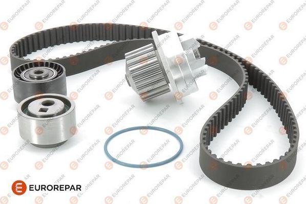 Помпа (водяной насос) с комплектом ремня ГРМ Eurorepar. Артикул 1611898880