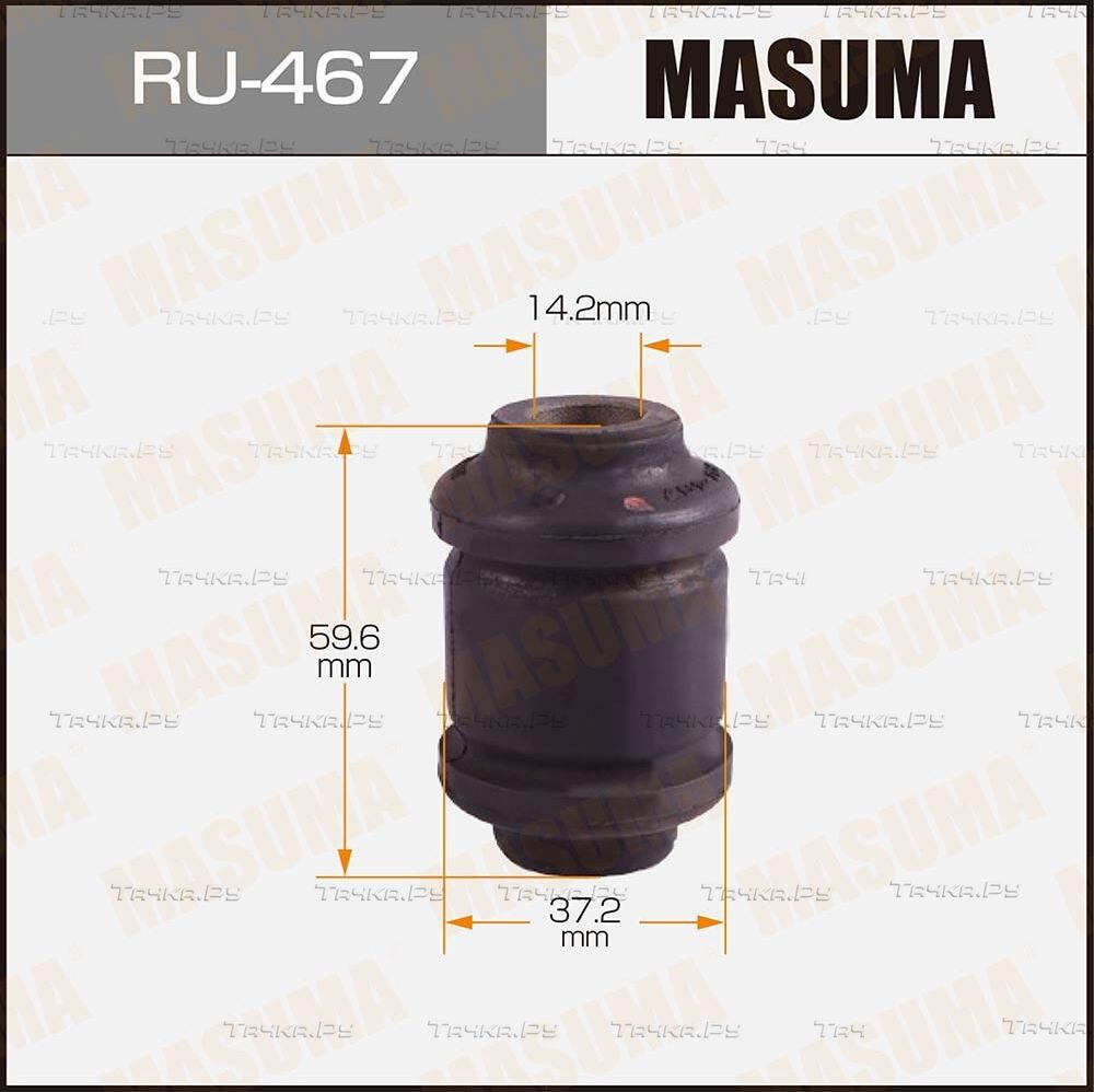 Сайлентблок переднего рычага подвески Masuma правый/левый нижний для Mitsubishi Outlander XL 2006-2012. Артикул RU-467