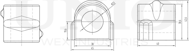 Втулка стабилизатора (Unio). Артикул RMP-10041