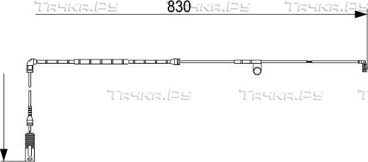 Датчик износа тормозных колодок  Trialli. Артикул PFS 4048