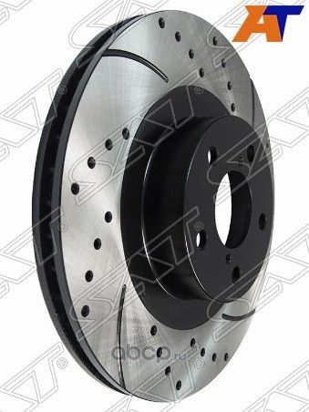 Комплект дисков тормозных передний перфорированные (SAT). Артикул ST26310AC040PF